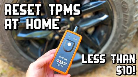 how to reprogram tire pressure sensor Doc