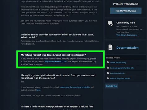 how to request a refund on steam