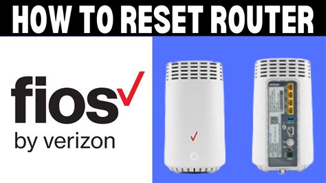 how to reset fios router Doc