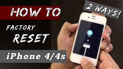 how to reset iphone 4 back to factory settings PDF