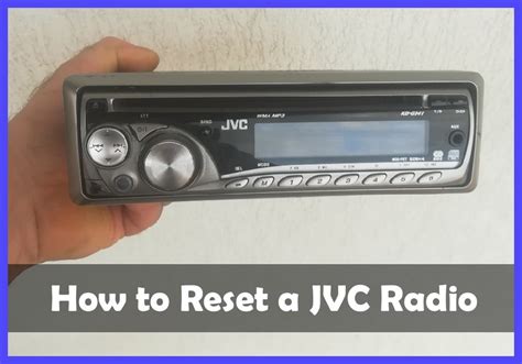 how to reset jvc car radio PDF