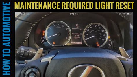 how to reset lexus service light Reader