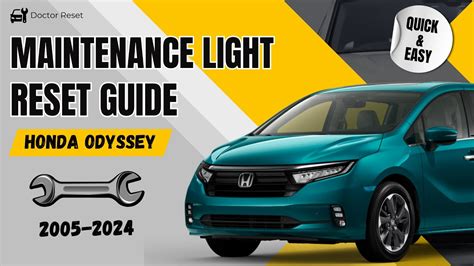 how to reset maintenance light on honda odyssey 2007 Reader