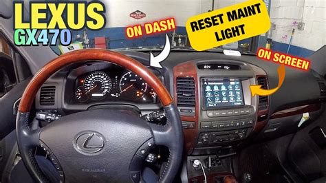 how to reset maintenance light on lexus gx470 Kindle Editon