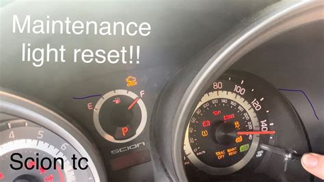 how to reset maintenance light on scion tc 2007 Doc