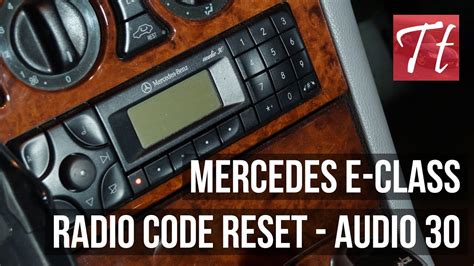 how to reset mercedes radio Reader