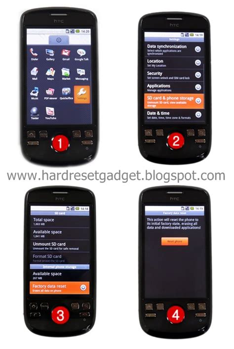 how to reset mytouch 3g slide to factory settings Reader