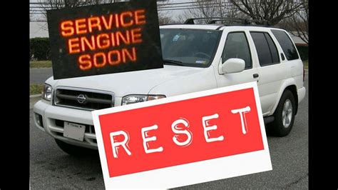 how to reset service engine soon light nissan pathfinder 2001 Kindle Editon