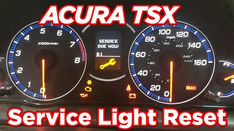 how to reset service light on acura tsx PDF