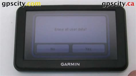 how to reset the garmin nuvi 30 40 and 50 with gps city Kindle Editon