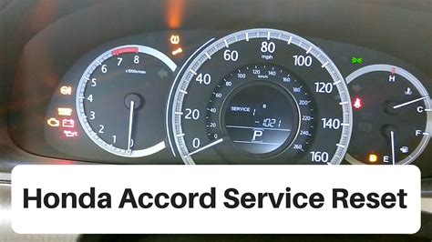 how to reset the maintenance light on a 2000 honda accord PDF