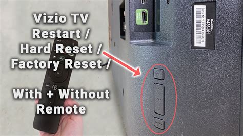 how to reset vizio tv to factory settings without remote PDF