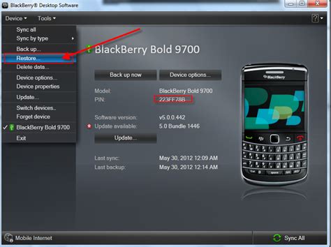 how to restore my blackberry bold Reader