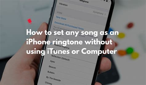 how to set ringtone on iphone 5c from itunes Kindle Editon