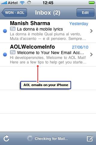 how to set up aol email on iphone pdf Reader