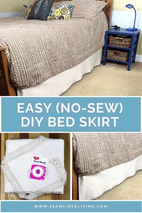how to sew a bedskirt