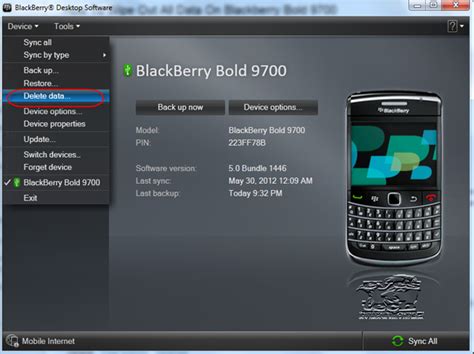 how to software reset blackberry bold 9700 Doc