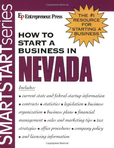 how to start a business in nevada smartstart series Kindle Editon