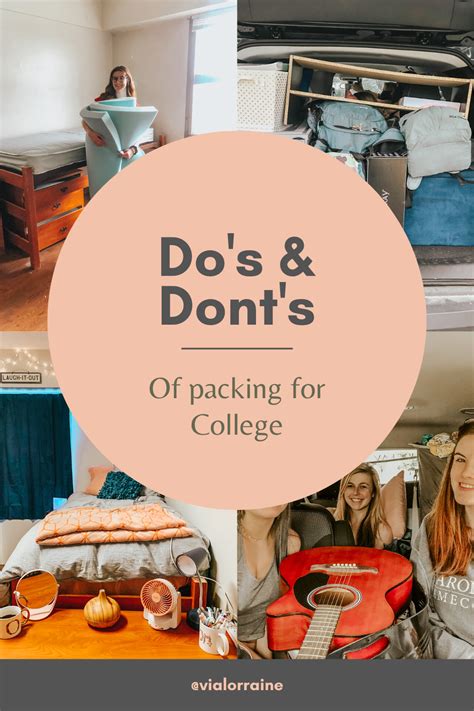 how to start packing for college