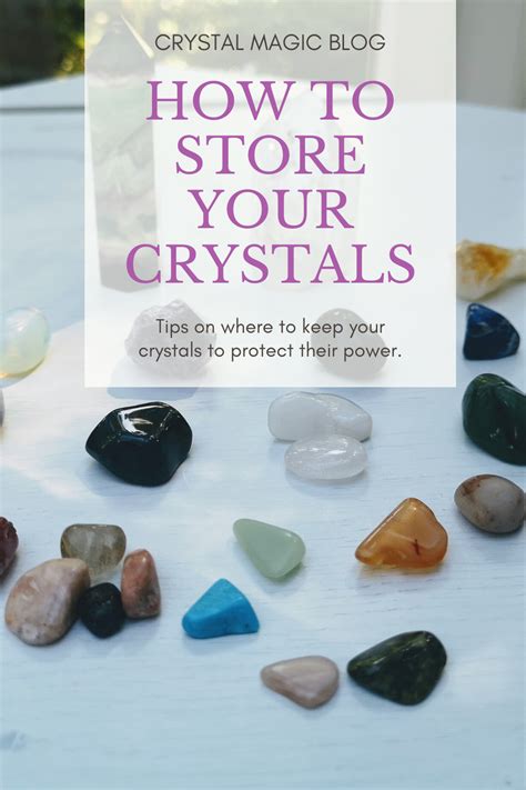 how to store crystals