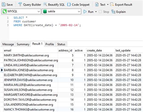 how to store time in mysql