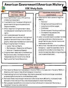 how to study for american lit eoc
