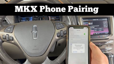 how to sync iphone with lincoln mkx Kindle Editon