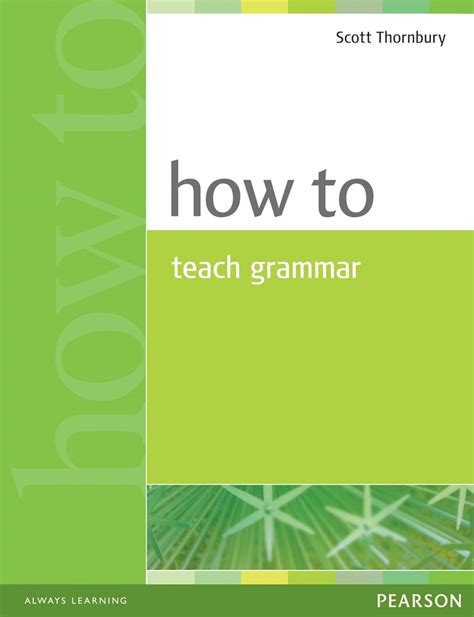 how to teach grammar thornbury pdf PDF