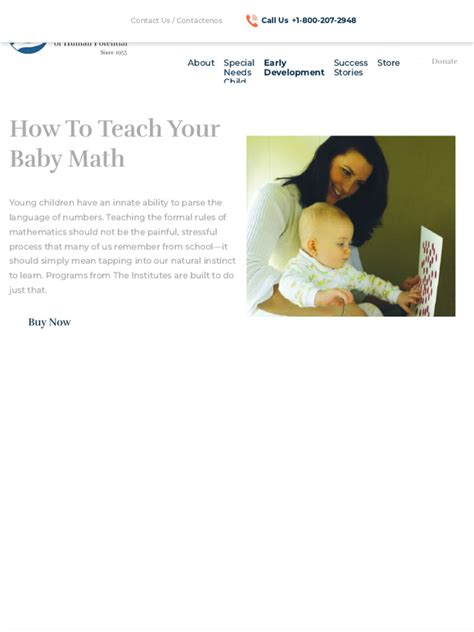 how to teach your baby math Kindle Editon