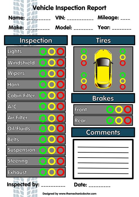 how to tell if a car is out of inspection