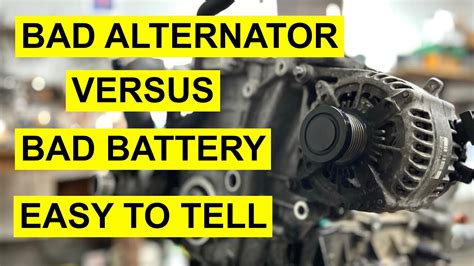 how to tell if battery or alternator Doc