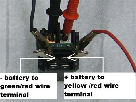 how to test a motorcycle starter relay PDF