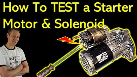 how to test a starter solenoid switch Kindle Editon