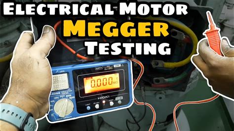 how to test an electric motor with a megger Kindle Editon