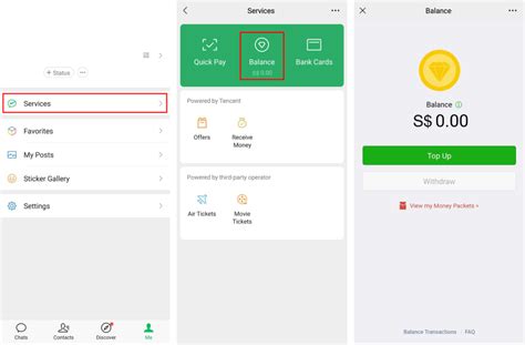 how to top up wechat wallet in singapore