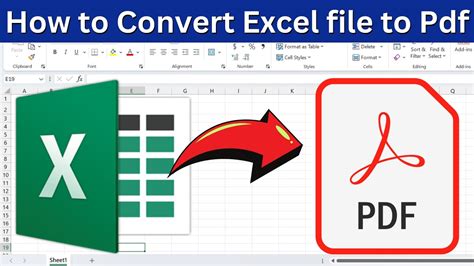 how to turn an excel file into a pdf PDF