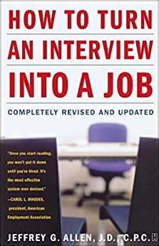 how to turn an interview into a job completely revised and updated PDF
