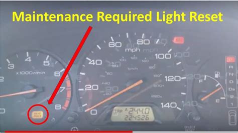 how to turn off maintenance light on honda odyssey 2004 Doc