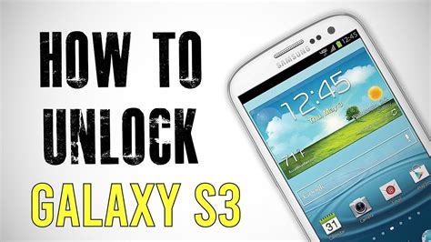 how to unlock galaxy s3 for pdf Reader