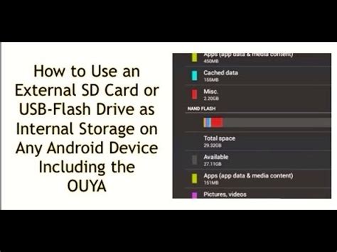 how to use a microsd or sd card as internal storage on any android device PDF