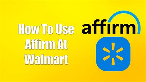 how to use affirm at walmart