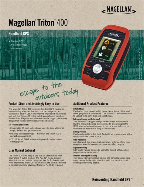 how to use magellan triton 400 pdf Epub