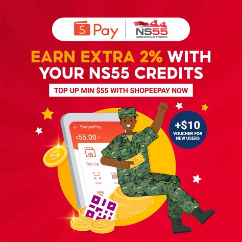 how to use ns55 credit on shopee