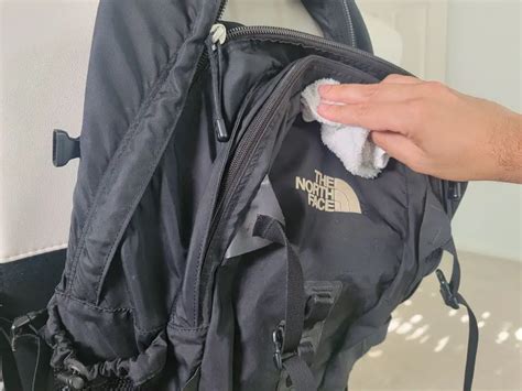 how to wash backpack north face