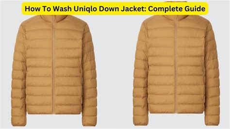 how to wash uniqlo down jacket