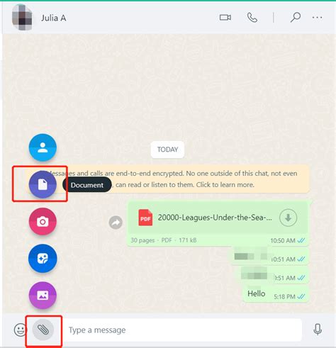 how to whatsapp pdf Doc