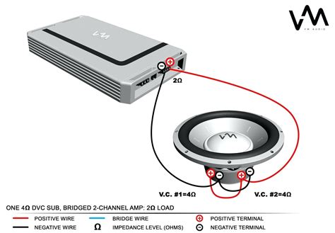 how to wire a 4 ohm sub to 2 ohm Doc