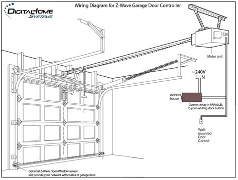 how to wire a garage door opener diagram Reader