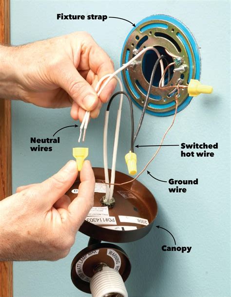 how to wire an outlet from a light fixture Reader