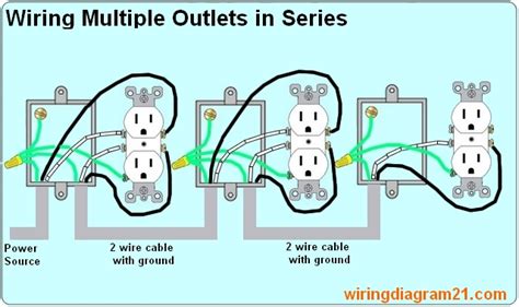 how to wire an outlet in series diagram Reader
